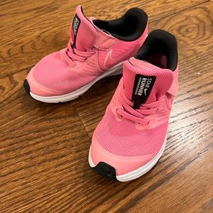 Pink Nike sneakers/ shoes. Size 11C